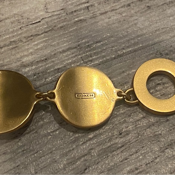 Coach Gold Tone Bracelet - Picture 5 of 6